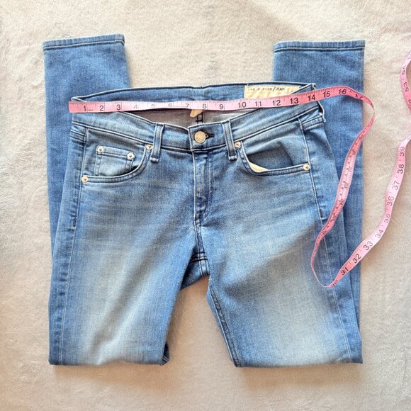 Rag & Bone Women's Skinny Jeans Capri Light Wash Size 25 - Picture 10 of 13